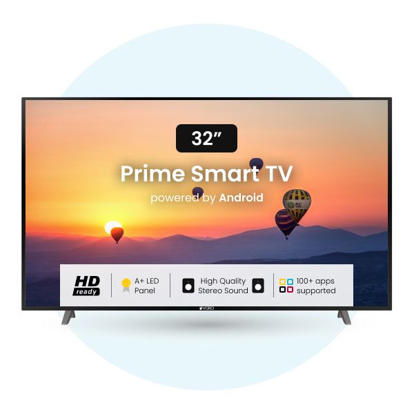 Prime TV 32" FHD Frameless Voice Control